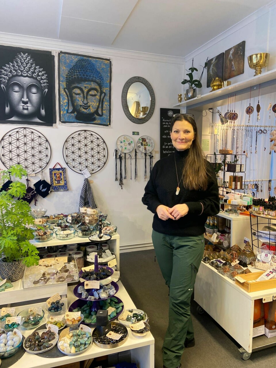 Cristina Mihel, äger butiken Kumbah i Uppsala. Cristina Mihel, äger butiken Kumbah i Uppsala.