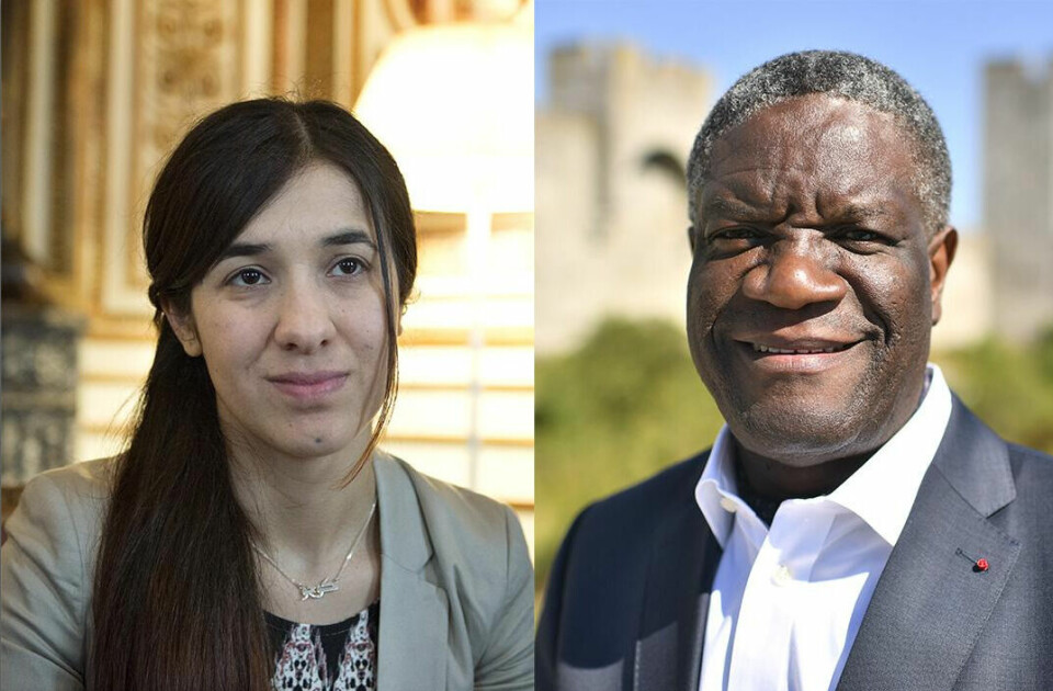 Nobels fredspris till Mukwege och Murad ###