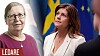 Arbetsmarknads- och jämställdhetsminister Eva Nordmark. Infälld bild på Elisabeth Sandlund.