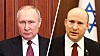 Vladimir Putin och Naftali Bennett.