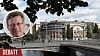 Inför sin partistämma bör därför Centern fundera över inkonsekvensen att i riksdagen förhålla sig fri från kristen tro medan man i kyrkomötet ska bekänna sig till den, skriver Berth Löndahl. Bilden: Riksdagshuset.