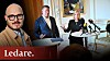 Partiledaren Magdalena Andersson (S) och partisekreterare Tobias Baudin kommenterar tidigare i år skandalen med socialdemokraternas lotteri.