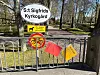 Kyrkstrejk. S:t Sigfrids Kyrkogård, Skövde.