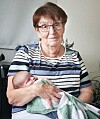 Sonja Karlsson fyller 85 år. Här med ett barnbarnsbarn.