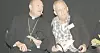 Gianfranco Ravasi och Anders Carlberg på Hedingarnas förgård.