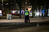 Polis bevakar den plats i centrala Vetlanda där en man på onsdagen attackerade flera personer med ett tillhygge.