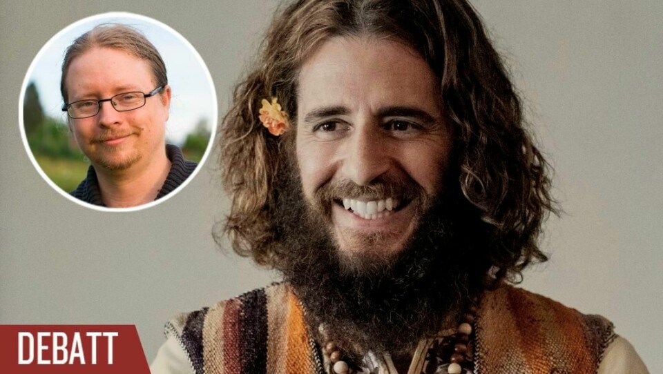 Filmen Jesus Revolutions universella budskap om hopp i tider av oroligheter berör människor oavsett om de är religiösa eller ej, skriver Micael Grenholm. Bilden: Jonathan Roumie i filmen Jesus Revolution. Filmen Jesus Revolutions universella budskap om hopp i tider av oroligheter berör människor oavsett om de är religiösa eller ej, skriver Micael Grenholm. Bilden: Jonathan Roumie i filmen Jesus Revolution.
