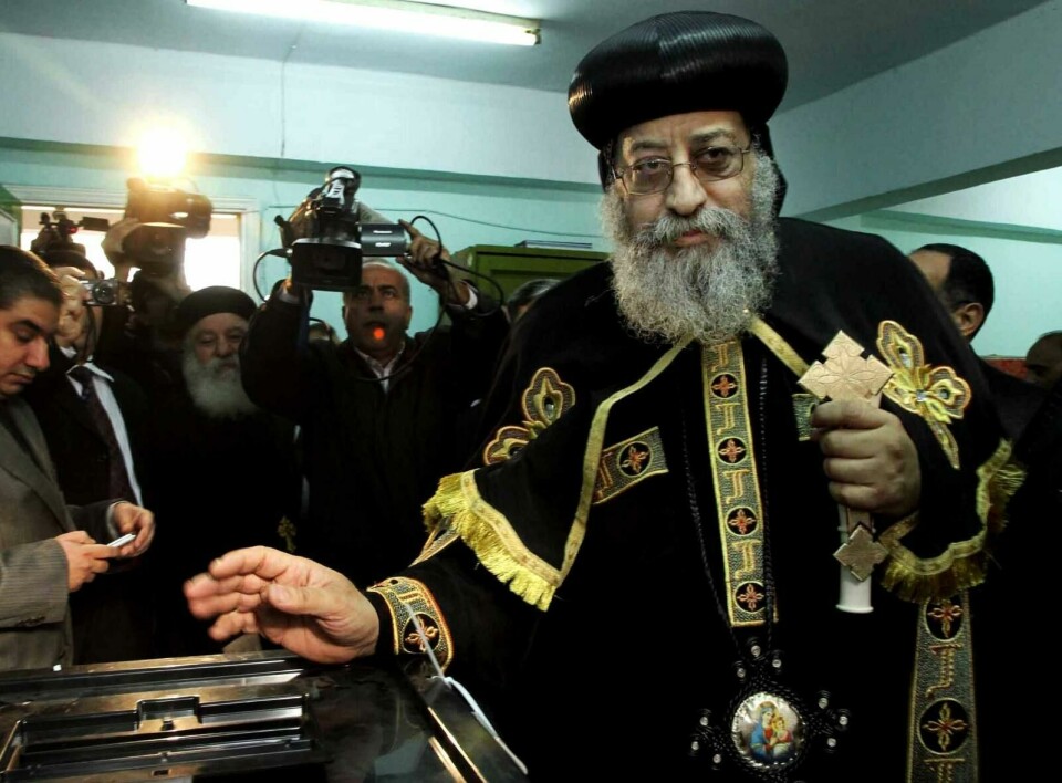 Biskop Tawadros har tröttnat på sociala medier. Arkivbild. Biskop Tawadros har tröttnat på sociala medier. Arkivbild.