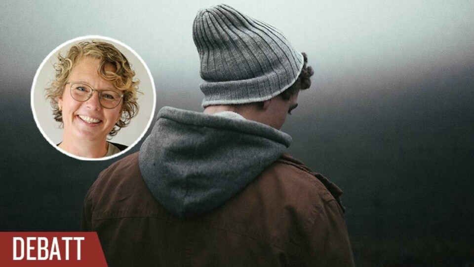 Det finns ingen billig nåd. Det finns bara nåd i samband med ansvar för handlingar, tankar och känslor, skriver Pernilla Eklund. Ensam tyngd man syns bakifrån.