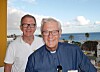 Återförenade. Som pensionärer står nu Carl-Olov Hultby, 72 och Krister Wos Andersson, 70, sida vid sida i arbetet inom Skandinaviska Turistkyrkan i Playa Del Ingles. Här fylls lokalen både av kyrkfolk och sekulariserade svenskar på semester.