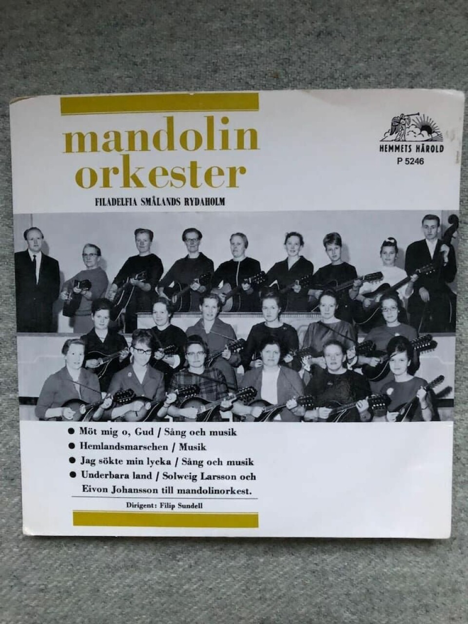 Mandolinorkestern från Filadelfia i Rydaholm startades och leddes av Filip Sundell. De hade ofta konserter och spelade också in en skiva. Mandolinorkestern från Filadelfia i Rydaholm startades och leddes av Filip Sundell. De hade ofta konserter och spelade också in en skiva.