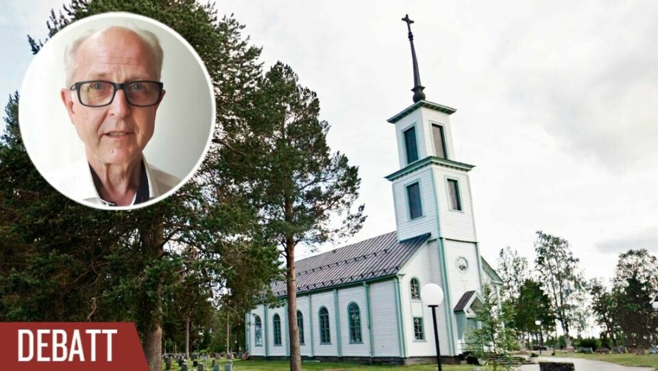 I bygemenskapen fanns en gång i tiden utrymme för flera församlingar i samma by. I dag finns det knappt bärkraft till att underhålla en enda kyrkobyggnad, skriver Arne Olsson. Bilden: Korpilombolo kyrka i Pajala. I bygemenskapen fanns en gång i tiden utrymme för flera församlingar i samma by. I dag finns det knappt bärkraft till att underhålla en enda kyrkobyggnad, skriver Arne Olsson. Bilden: Korpilombolo kyrka i Pajala.