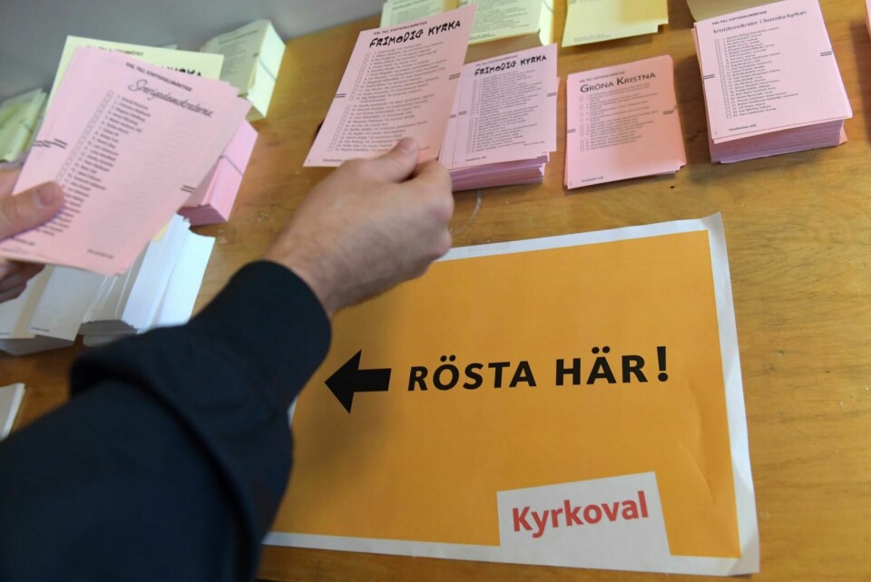 Samlingslistor lockade fler väljare till kyrkovalet ###