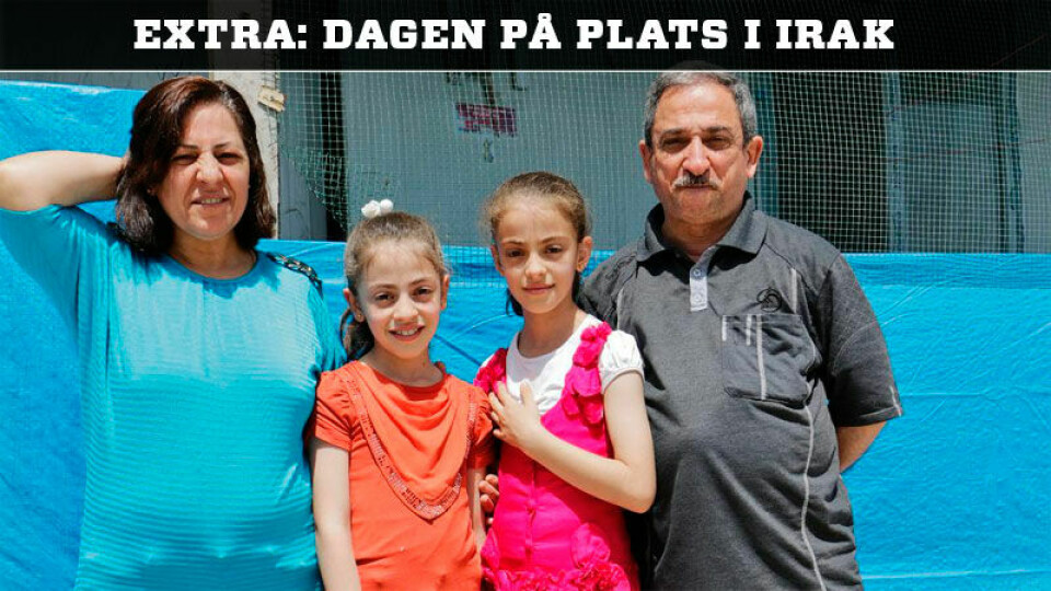 Familjen Behnam Mikheal tillhör den kristna ursprungsbefolkningen. Efter IS angrepp finns de i ett flyktingläger i Erbil i norra Irak. Familjen Behnam Mikheal tillhör den kristna ursprungsbefolkningen. Efter IS angrepp finns de i ett flyktingläger i Erbil i norra Irak.