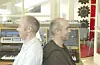 Tvillingarna Jan och Peter Nordbring i sin studio T M P i Göteborg.