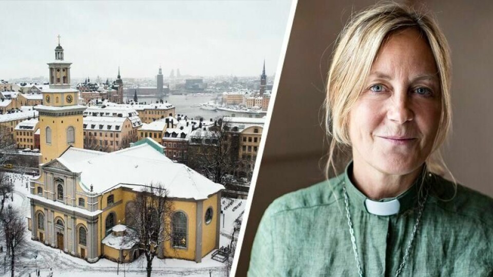 Anna Karin Strand Nilsson, diakon i Maria Magdalena kyrka. Kyrkan öppnar för hemlösa som inte längre får natthärbärge i S:ta Clara kyrka. Anna Karin Strand Nilsson, diakon i Maria Magdalena kyrka Maria. Kyrkan öppnar för hemlösa som inte längre får natthärbärge i S:ta Clara kyrka.