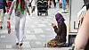 Tiggare på Sergels torg i Stockholm. Bilden har ingenting med artikeln att göra.