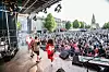 Folkfest. Under pingsthelgen förra året var det konsert och möten på Stortorget i Örebro.