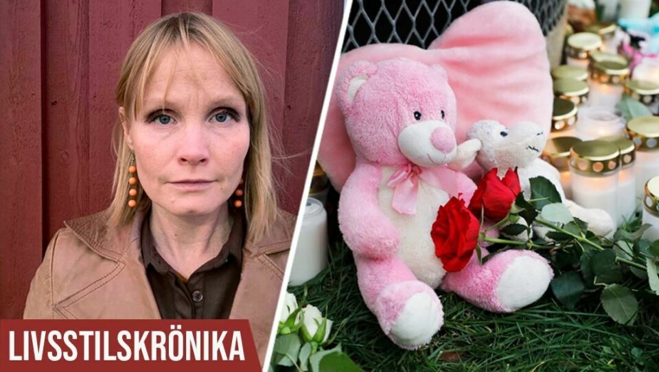 Hur kunde jag sitta i en soffa och fira Fars dag, samtidigt som två barn blev knivskurna fem minuter bort? skriver Malin Aronsson. Hur kunde jag sitta i en soffa och fira Fars dag, samtidigt som två barn blev knivskurna fem minuter bort? skriver Malin Aronsson.