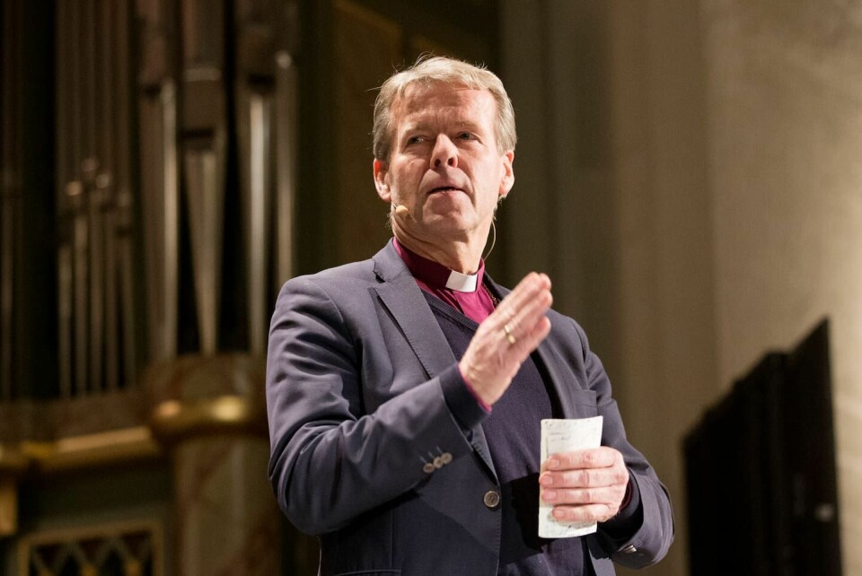 Per Arne Dahl i Oslo domkyrka.