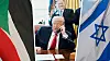 President Donald Trump talks on a phone call with the leaders of Sudan and Israel