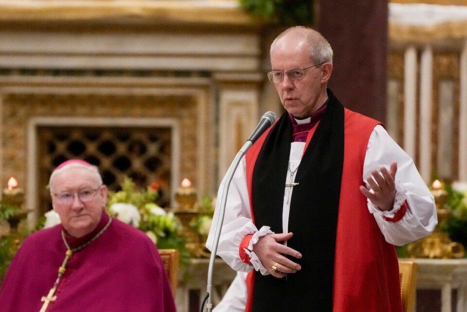 Ärkebiskop Justin Welby.