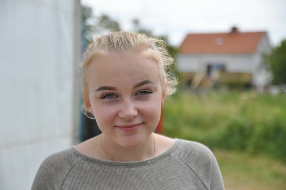 Smilla Westman, 14 år, Skövde. Smilla Westman, 14 år, Skövde.