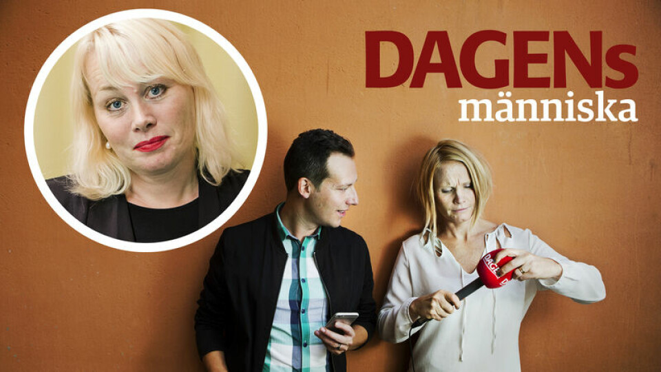 Dagens människa med Ann Heberlein. Dagens människa med Ann Heberlein.