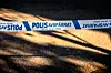 Polis har spärrat av ett område runt Svenska kyrkans lokal i Spånga efter en explosion (arkivbild, avspärrning efter rån mot Nordea i Märsta).