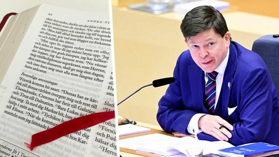 Riksdagens talman Andreas Norlén. Riksdagens talman Andreas Norlén.