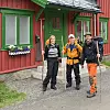 Kaj Aalto (t h) på pilgrimsvandring mellan Selånger och Trondheim.