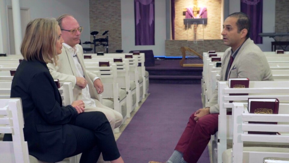 Palestinska pastorn Steven Khoury. Steven Khoury