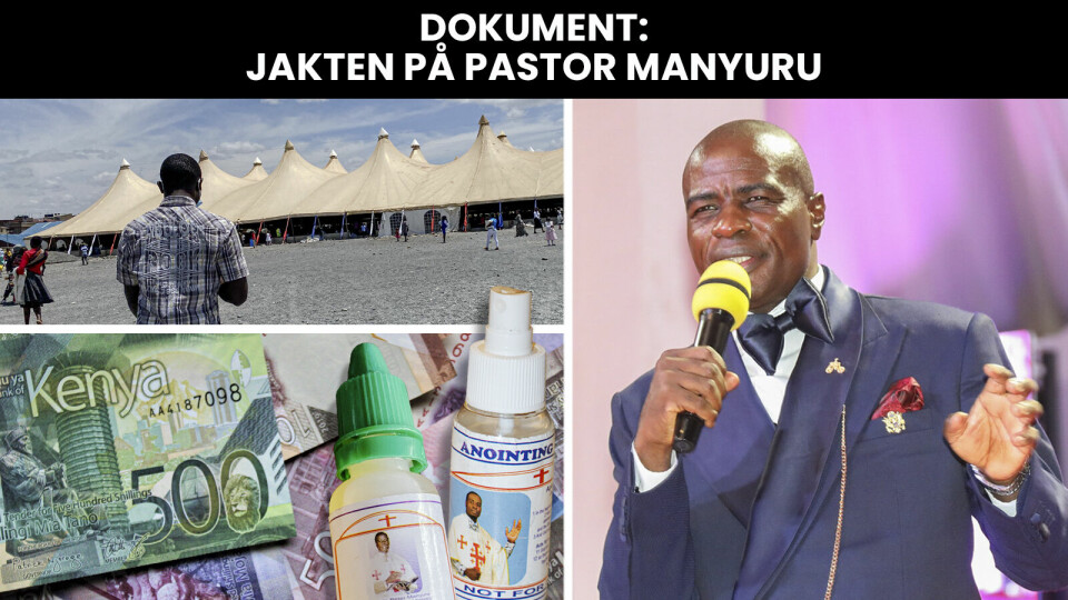 Dagen åkte till Nairobi för att försöka få en intervju med pastor Peter Manyuru. En kenyansk affärsman har gjort sin karismatiska pingstförsamling till en av östra Afrikas snabbast växande megakyrkor. Kritikerna menar att pastor Peter Manyuru suger ut fattiga kristna för egen vinning – själv säger han att han ska bygga världens största kyrka. Dagen åkte till Nairobi för att försöka träffa honom.