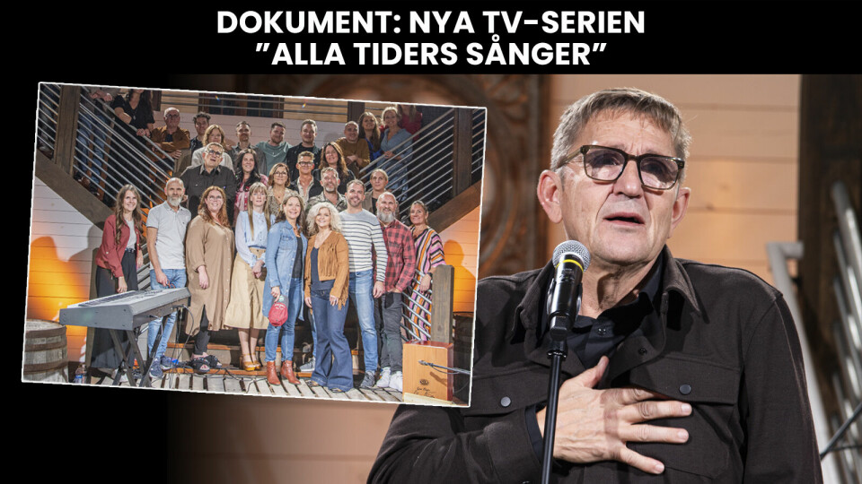 ”Bara Gud kunde få ihop ett sådant projekt” Dagens reporter Urban Thoms åkte till Nashville för att dokumentera inspelningen av nya tv-serien 'Alla tiders sånger'.