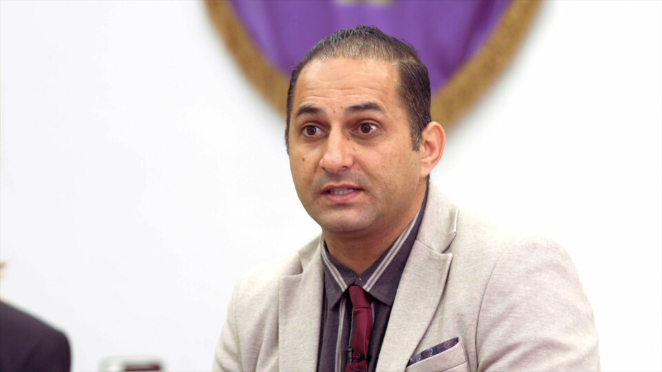 Steven Khoury, arabisk pastor i Betlehem på Västbanken och ledare för organisationen Holy Land Missions i Jerusalem. Steven Khoury, arabisk pastor i Betlehem på Västbanken och ledare för organisationen Holy Land Missions i Jerusalem.