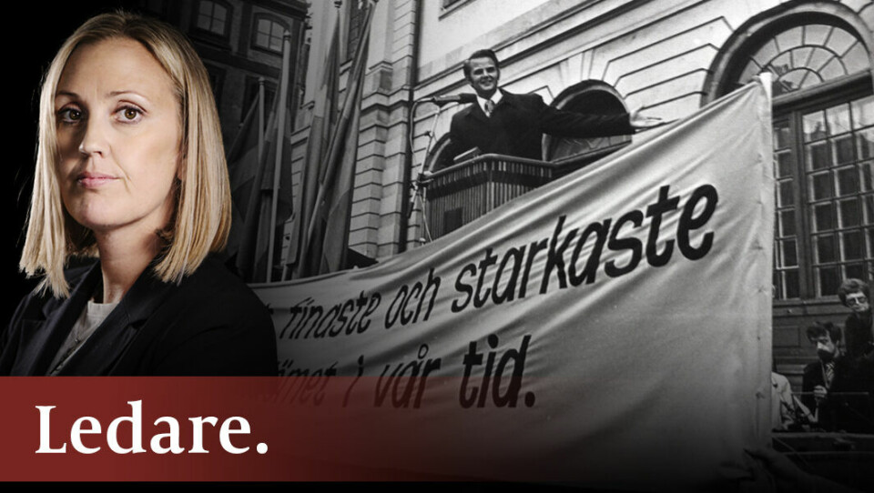Stanley ville inte bara analysera samhällets utmaningar – han ville förkunna kraften i budskapet om evangelium, skriver Felicia Ferreira. Kristna manifestationer och demonstrationer. Stanley Sjöberg i talarstolen.