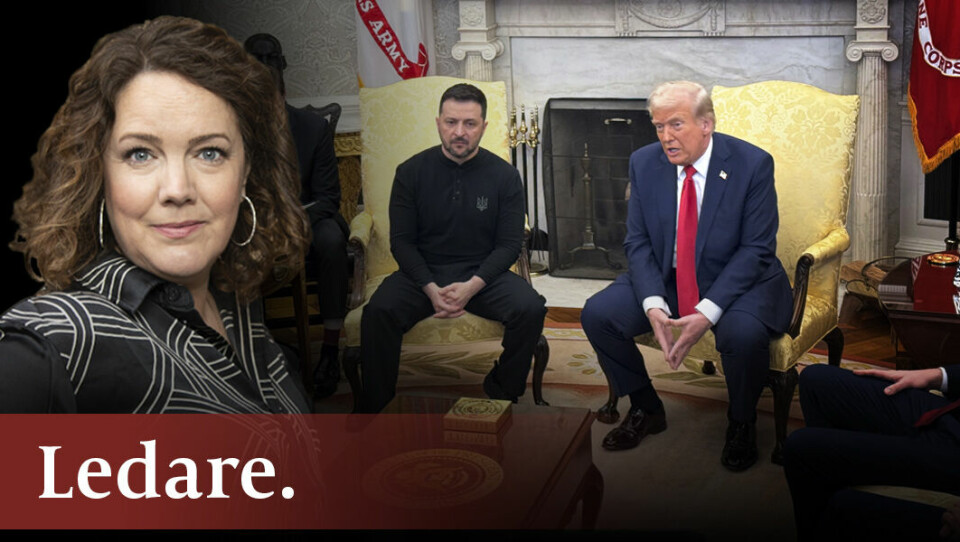 President Donald Trump möter ukrainas president Volodymyr Zelenskyy i Ovala rummet 28 februari. President Donald Trump möter ukrainas president Volodymyr Zelenskyy i Ovala rummet 28 februari.