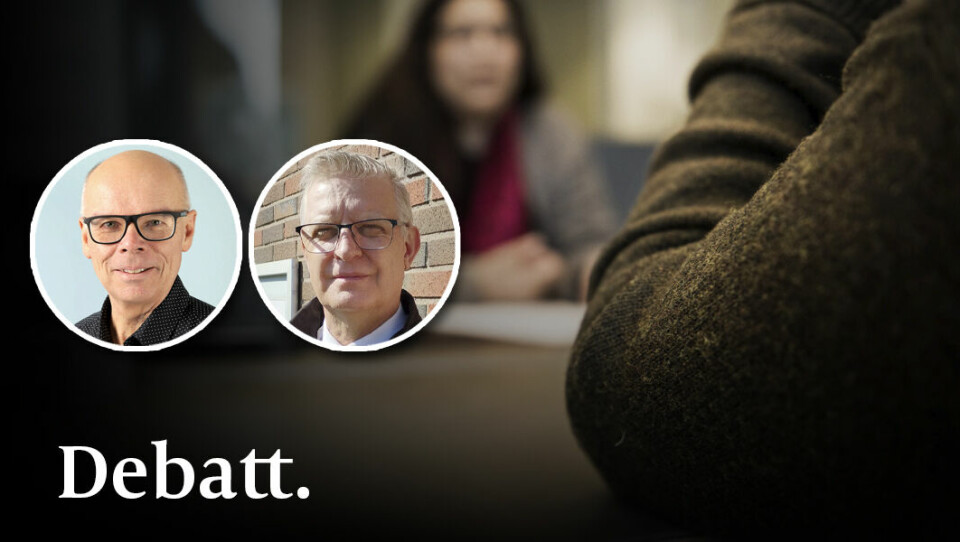 Vår önskan är att vi ska kunna känna tillit till myndigheters beslut, skriver Conny Brännberg och Joakim Storck. Bilden: Asylprocess på Migrationsverket. Vår önskan är att vi ska kunna känna tillit till myndigheters beslut, skriver Conny Brännberg och Joakim Storck. Bilden: Asylprocess på Migrationsverket.