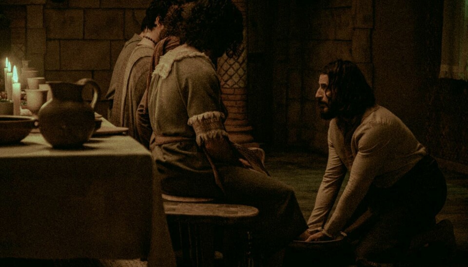 Från 'The Chosen - Last Supper'. Från tv-serien 'The Chosen - Last Supper', som handlar om Jesus och hans lärjungar.