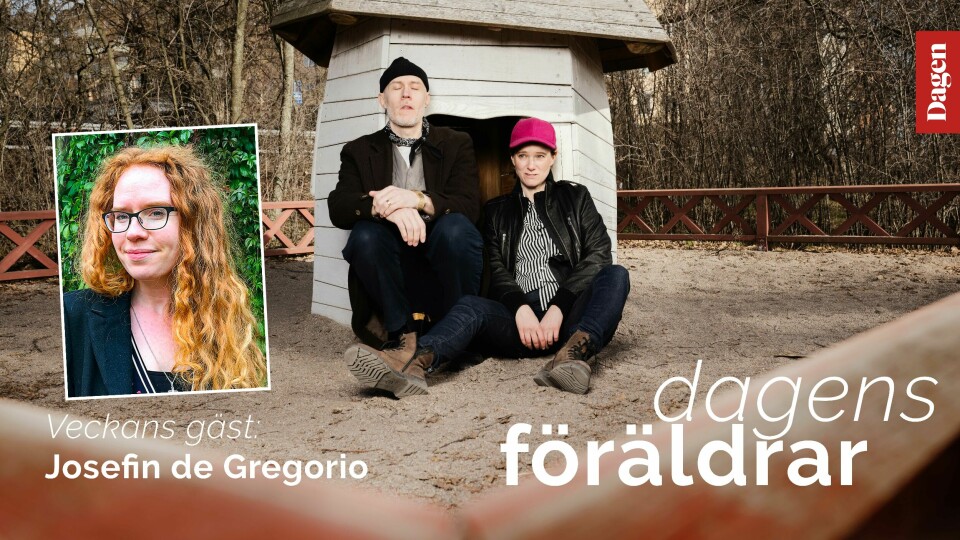 Dagens föräldrar gästas av Josefin de Gregorio. Dagens föräldrar gästas av Josefin de Gregorio.