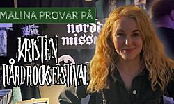 Malina provar på: Kristen hårdrocksfestival