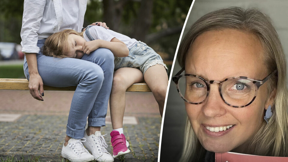 Författaren och pastorn Frida Grenholm: Det är viktigt att låta sina barn se när man själv är arg eller ledsen. Börjar vi dölja det finns det risker. Författaren och pastorn Frida Grenholm: Det är viktigt att låta sina barn se när man själv är arg eller ledsen. Börjar vi dölja det finns det risker.