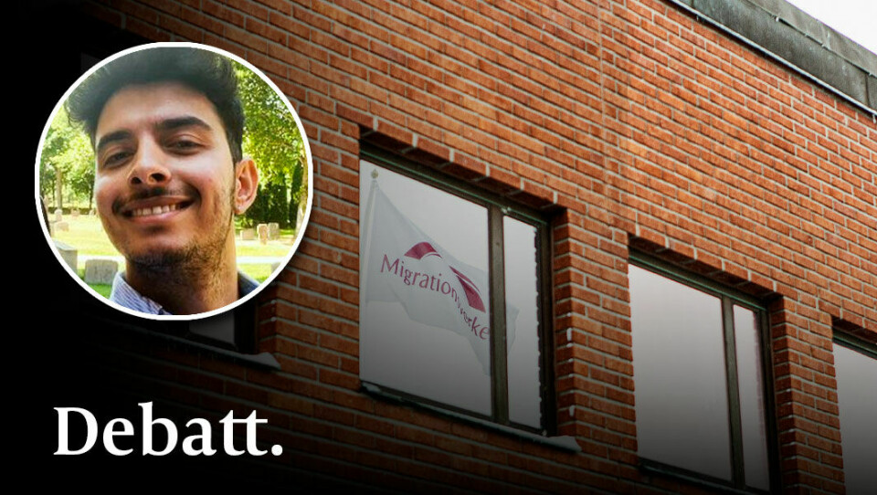 Jag vill dela med mig av mina upplevelser och min verklighet, i hopp om att någon ska lyssna och förstå den misär vi lever i, skriver Amin Ostad. Bilden: Migrationsverkets förvar i Märsta. Migrationsverkets förvar i Märsta. Infälld bild på debattören Amin Ostad.