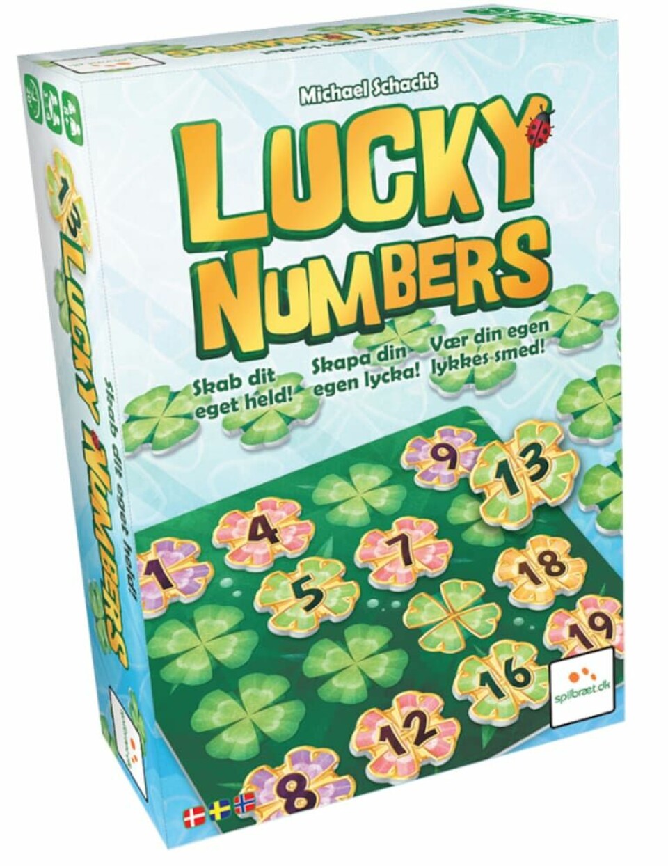 Samlas runt ett brädspel i påsk Omslag: Lucky Numbers
