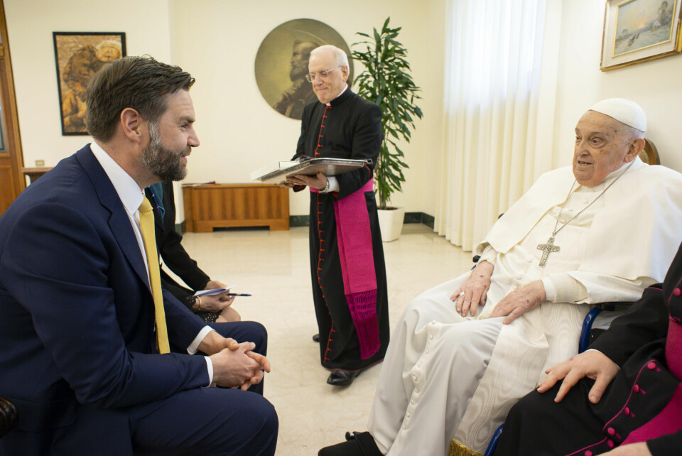 USA:s vicepresident JD Vance träffade påve Franciskus på påskdagen. USA:s vicepresident JD Vance träffade påve Franciskus i söndags, dagen innan han avled.