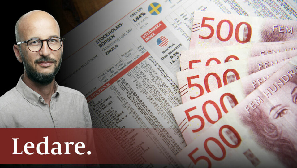Egenintresset har visat sig vara mycket produktivt och inneburit att fler fått det bättre. Egenintresset har visat sig vara mycket produktivt och inneburit att fler fått det bättre.