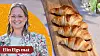 Nybakade croissanter. Infälld bild på matskribenten Elin Elg.