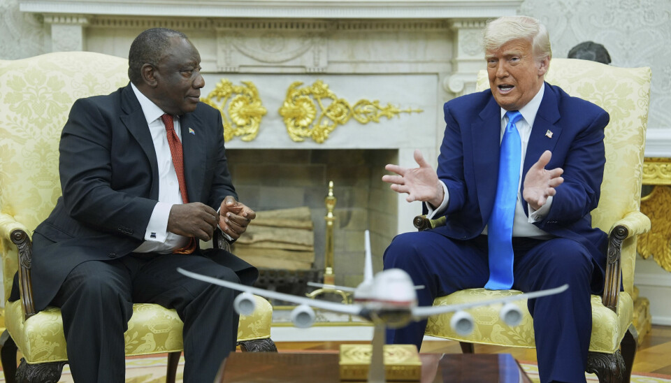 ”Begravningsplatser”, sa Trump. Men det var ju inte sant. Korsen var i själva verket en del av en protestaktion för att hedra inte tusen vita döda utan två.
