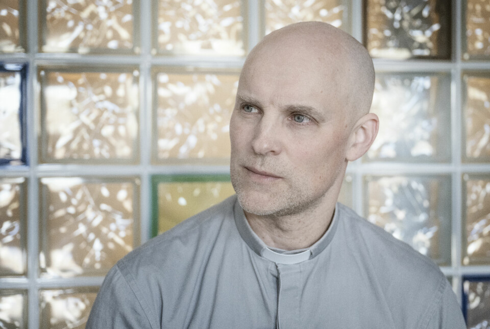 'Jag har ju fötts med helt andra förutsättningar än många av dem som sitter här', säger Markus Landgren som växte upp i en trygg familj i Mariestad.