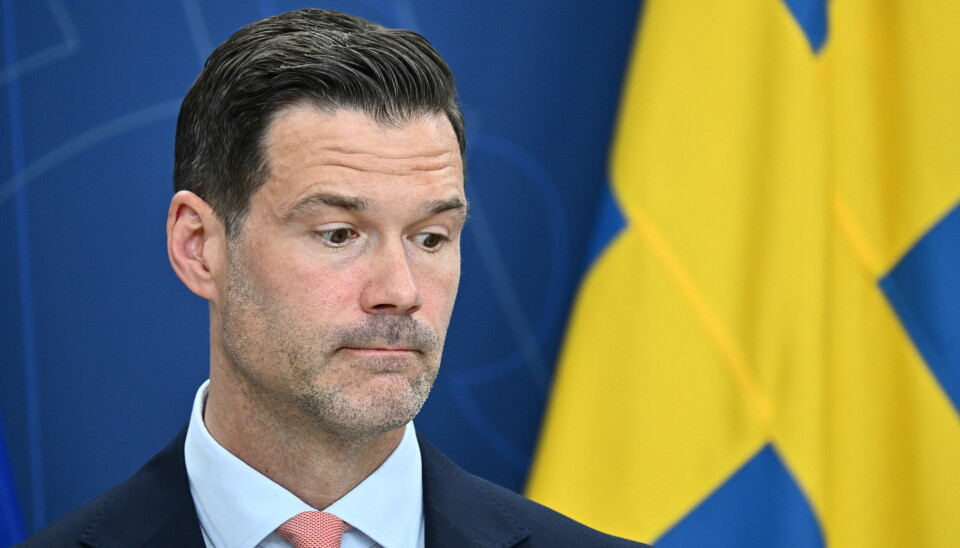Sitter kvar: migrationsminister Johan Forssell (M).